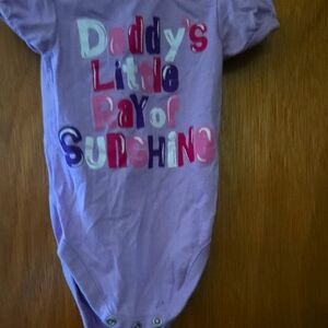 Chilfren's Place Purple Body suit sx6-9 months
